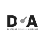 Logo in black and white of the German Cannabis Academy