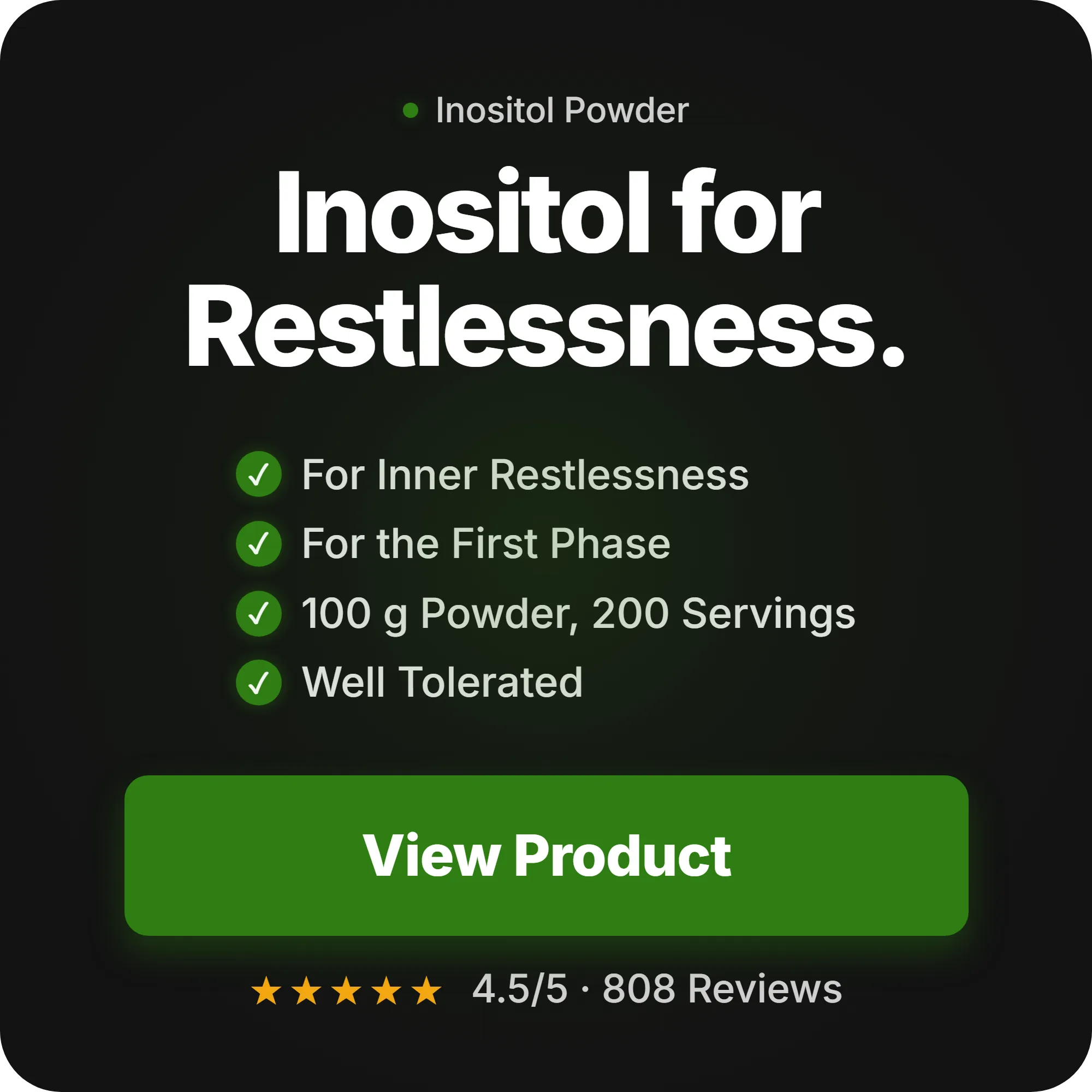 QSW Banner Inositol Mobile