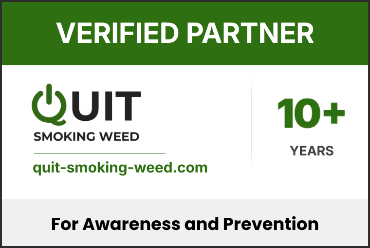 Verified Cooperation Partner of quit-smoking-weed.com